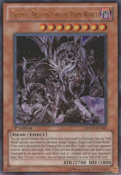 Grapha, Dragon Lord of Dark World [SDGU-EN001] Ultra Rare | Game Master's Emporium (The New GME)