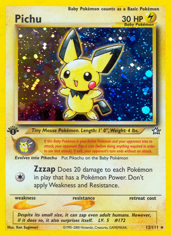 Pichu (12/111) [Neo Genesis 1st Edition] | Game Master's Emporium (The New GME)