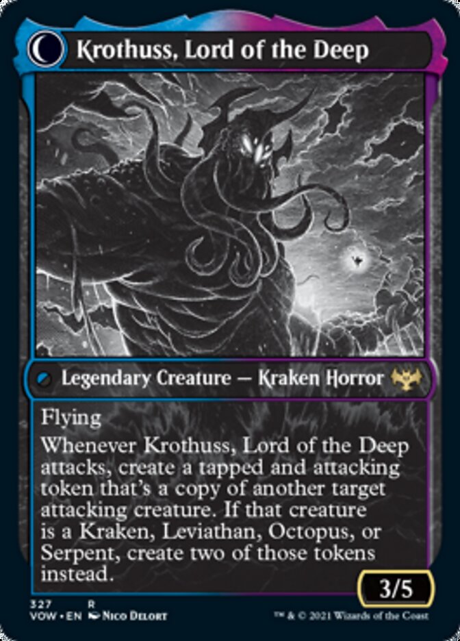 Runo Stromkirk // Krothuss, Lord of the Deep (Showcase Eternal Night) [Innistrad: Crimson Vow] | Game Master's Emporium (The New GME)