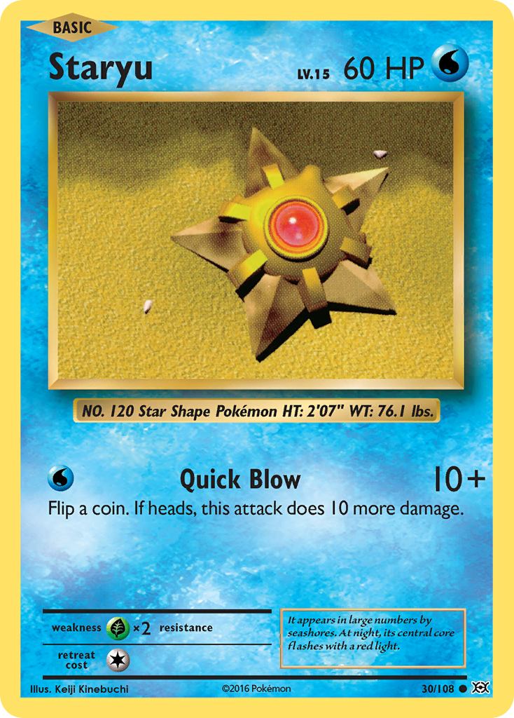 Staryu (30/108) [XY: Evolutions] | Game Master's Emporium (The New GME)