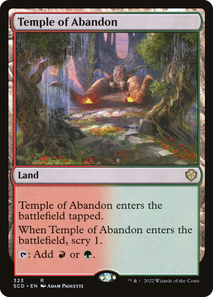 Temple of Abandon [Starter Commander Decks] | Game Master's Emporium (The New GME)