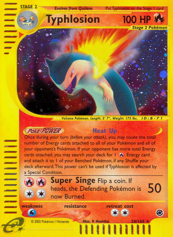 Typhlosion (28/165) [Expedition: Base Set] | Game Master's Emporium (The New GME)