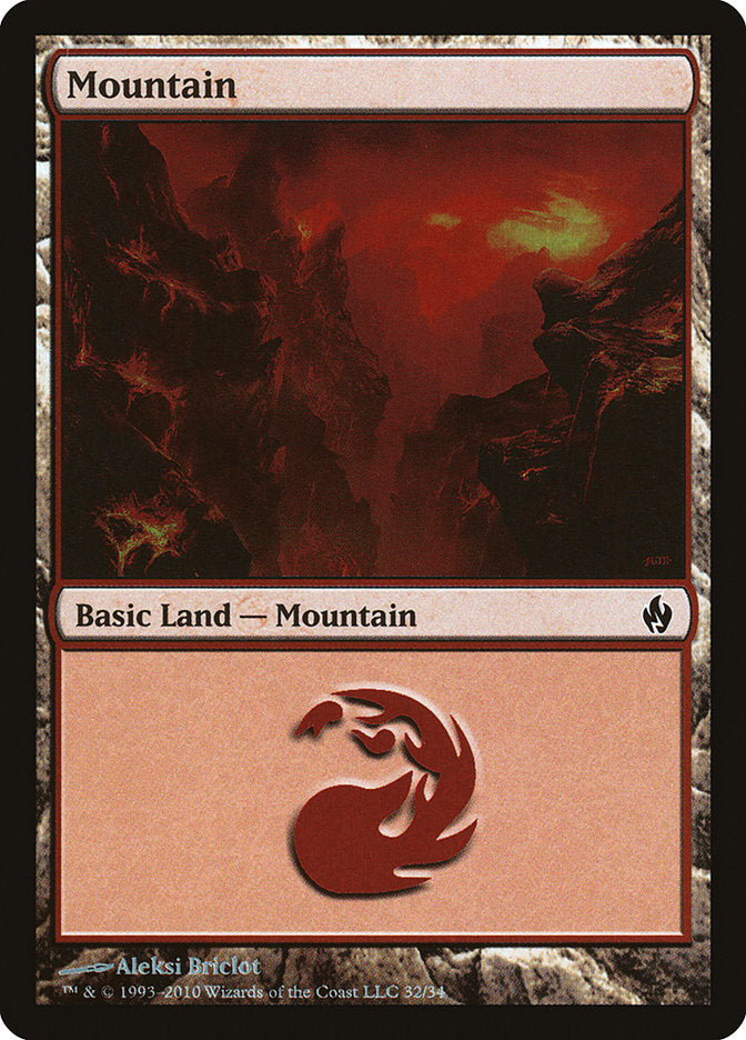 Mountain (32) [Premium Deck Series: Fire and Lightning] | Game Master's Emporium (The New GME)