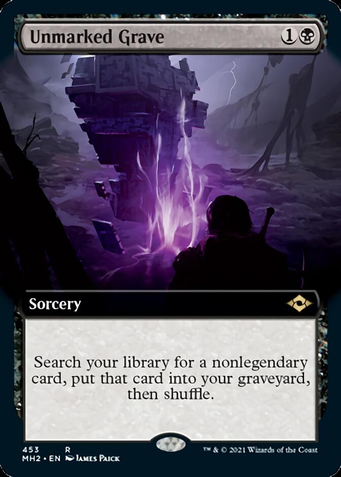 Unmarked Grave (Extended Art) [Modern Horizons 2] | Game Master's Emporium (The New GME)