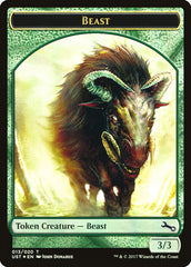 Beast // Beast Double-Sided Token [Unstable Tokens] | Game Master's Emporium (The New GME)