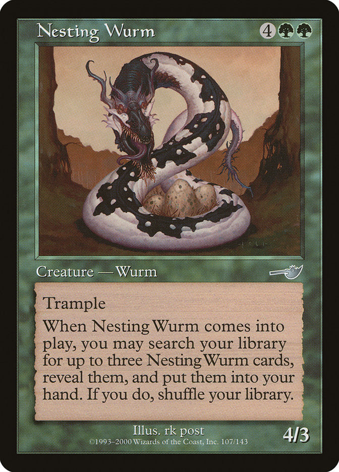Nesting Wurm [Nemesis] | Game Master's Emporium (The New GME)