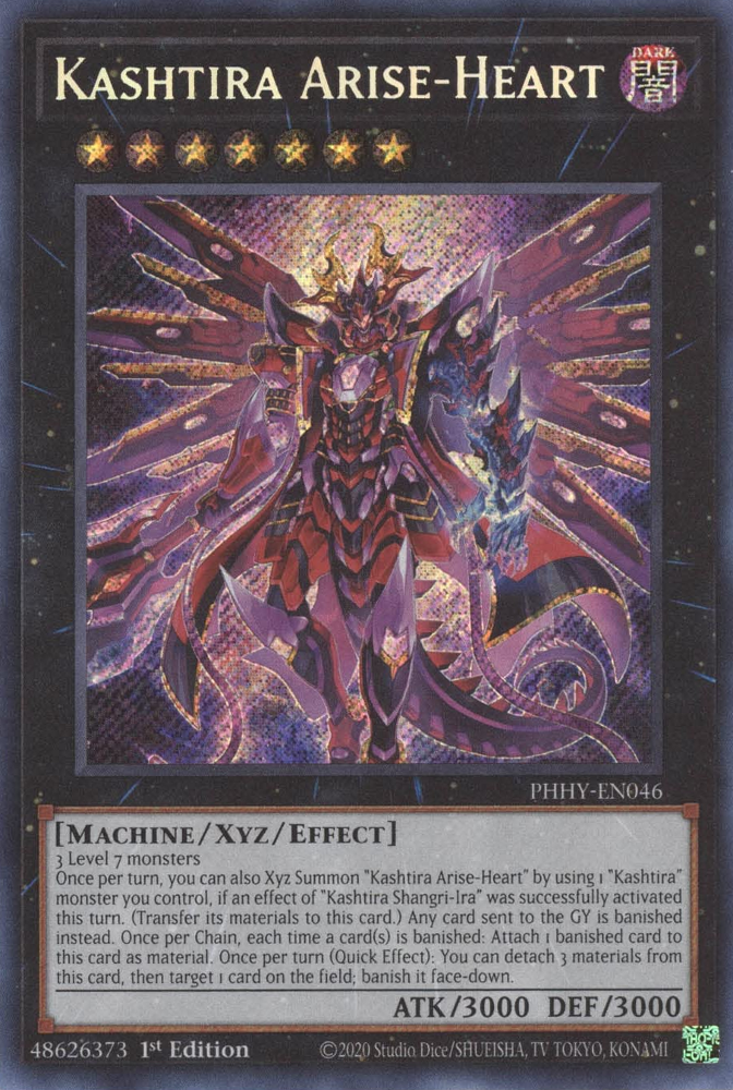 Kashtira Arise-Heart [PHHY-EN046] Secret Rare | Game Master's Emporium (The New GME)