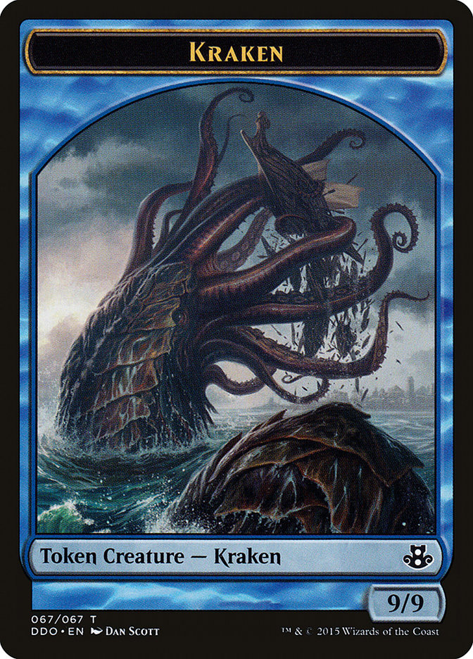 Kraken Token [Duel Decks: Elspeth vs. Kiora] | Game Master's Emporium (The New GME)