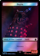 Dalek // Alien Warrior Double-Sided Token (Surge Foil) [Doctor Who Tokens] | Game Master's Emporium (The New GME)