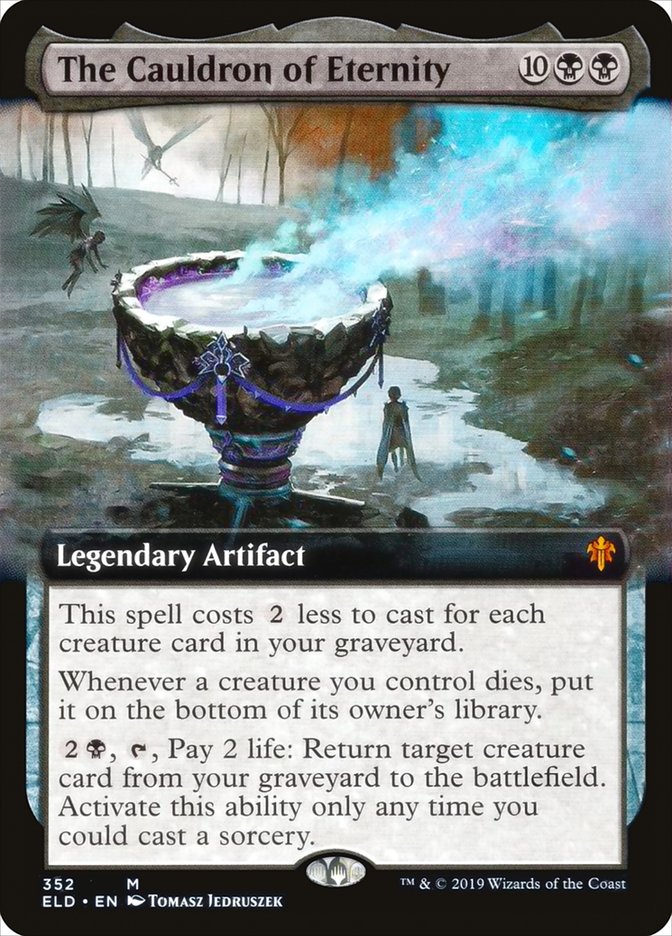 The Cauldron of Eternity (Extended Art) [Throne of Eldraine] | Game Master's Emporium (The New GME)