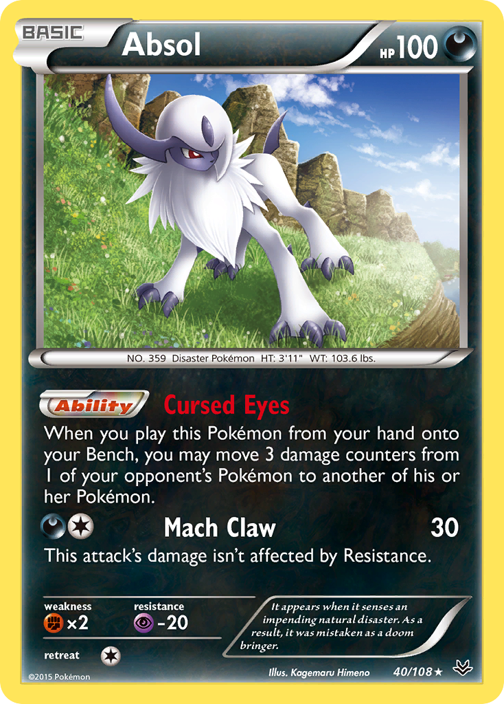 Absol (40/108) [XY: Roaring Skies] | Game Master's Emporium (The New GME)