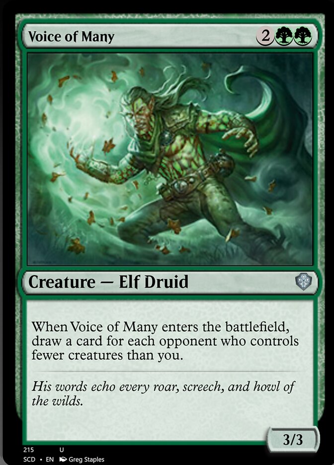 Voice of Many [Starter Commander Decks] | Game Master's Emporium (The New GME)