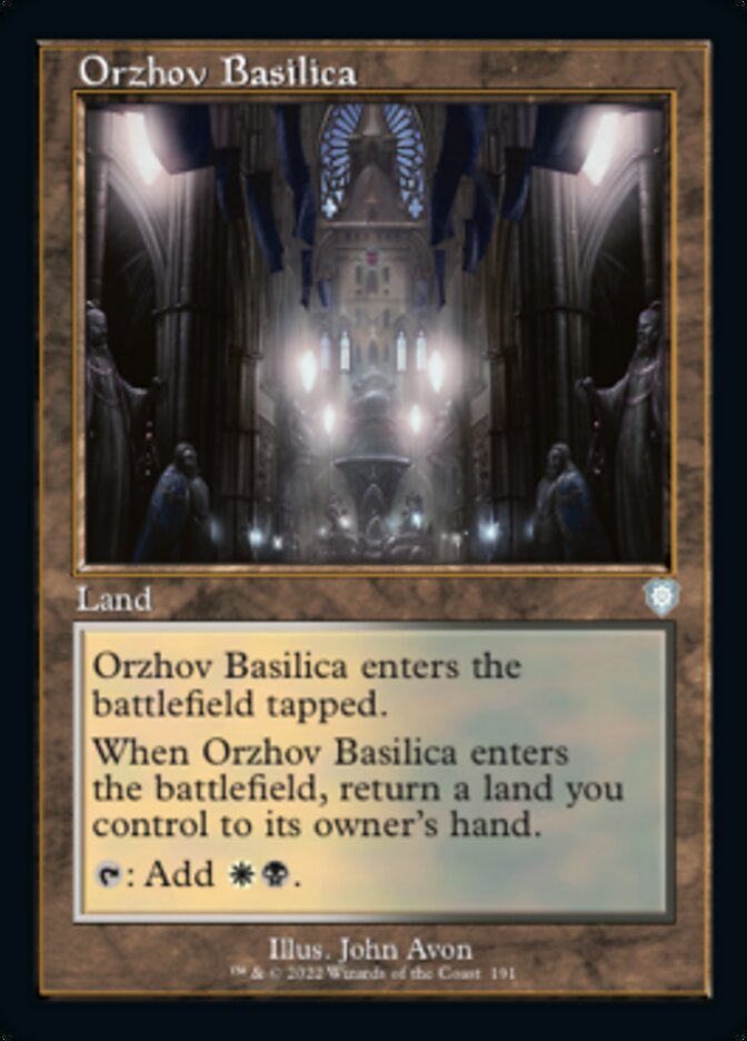 Orzhov Basilica (Retro) [The Brothers' War Commander] | Game Master's Emporium (The New GME)