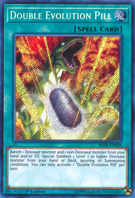 Double Evolution Pill [BLLR-EN028] Secret Rare | Game Master's Emporium (The New GME)