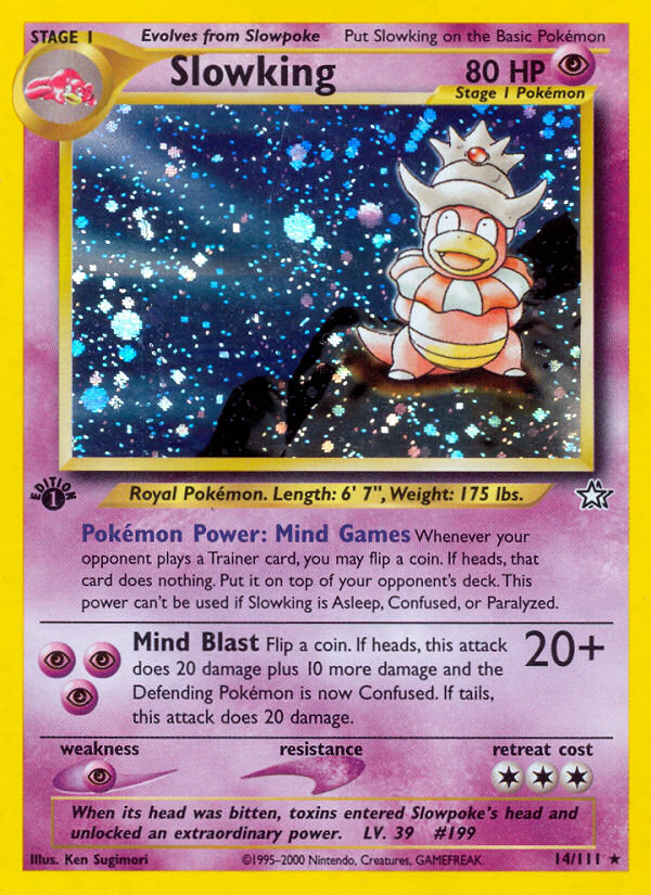 Slowking (14/111) [Neo Genesis 1st Edition] | Game Master's Emporium (The New GME)