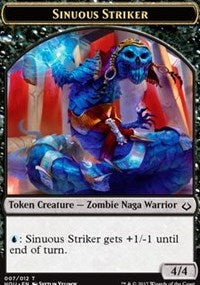 Sinuous Striker // Zombie Double-Sided Token [Hour of Devastation Tokens] | Game Master's Emporium (The New GME)