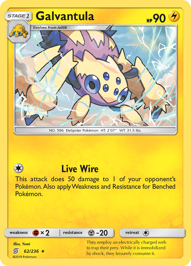 Galvantula (62/236) [Sun & Moon: Unified Minds] | Game Master's Emporium (The New GME)