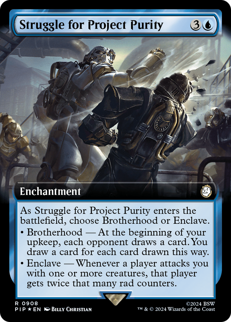 Struggle for Project Purity (Extended Art) (Surge Foil) [Fallout] | Game Master's Emporium (The New GME)