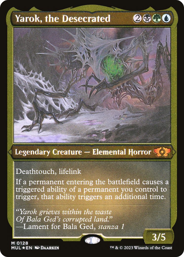 Yarok, the Desecrated (Foil Etched) [Multiverse Legends] | Game Master's Emporium (The New GME)