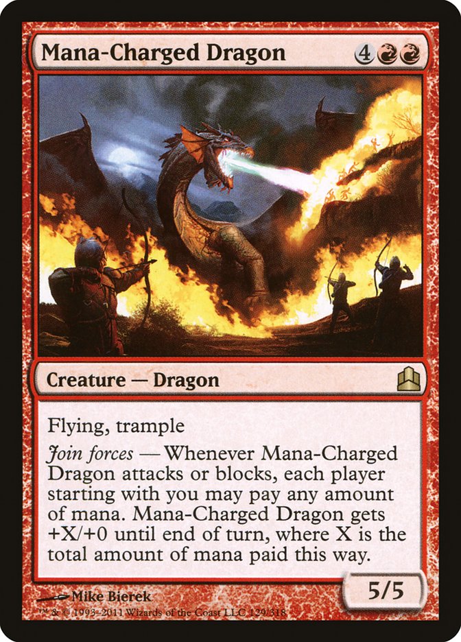 Mana-Charged Dragon [Commander 2011] | Game Master's Emporium (The New GME)