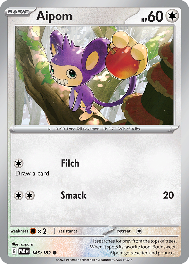 Aipom (145/182) [Scarlet & Violet: Paradox Rift] | Game Master's Emporium (The New GME)