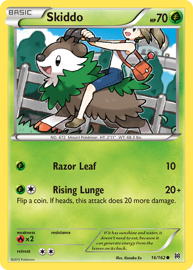 Skiddo (16/162) [XY: BREAKthrough] | Game Master's Emporium (The New GME)