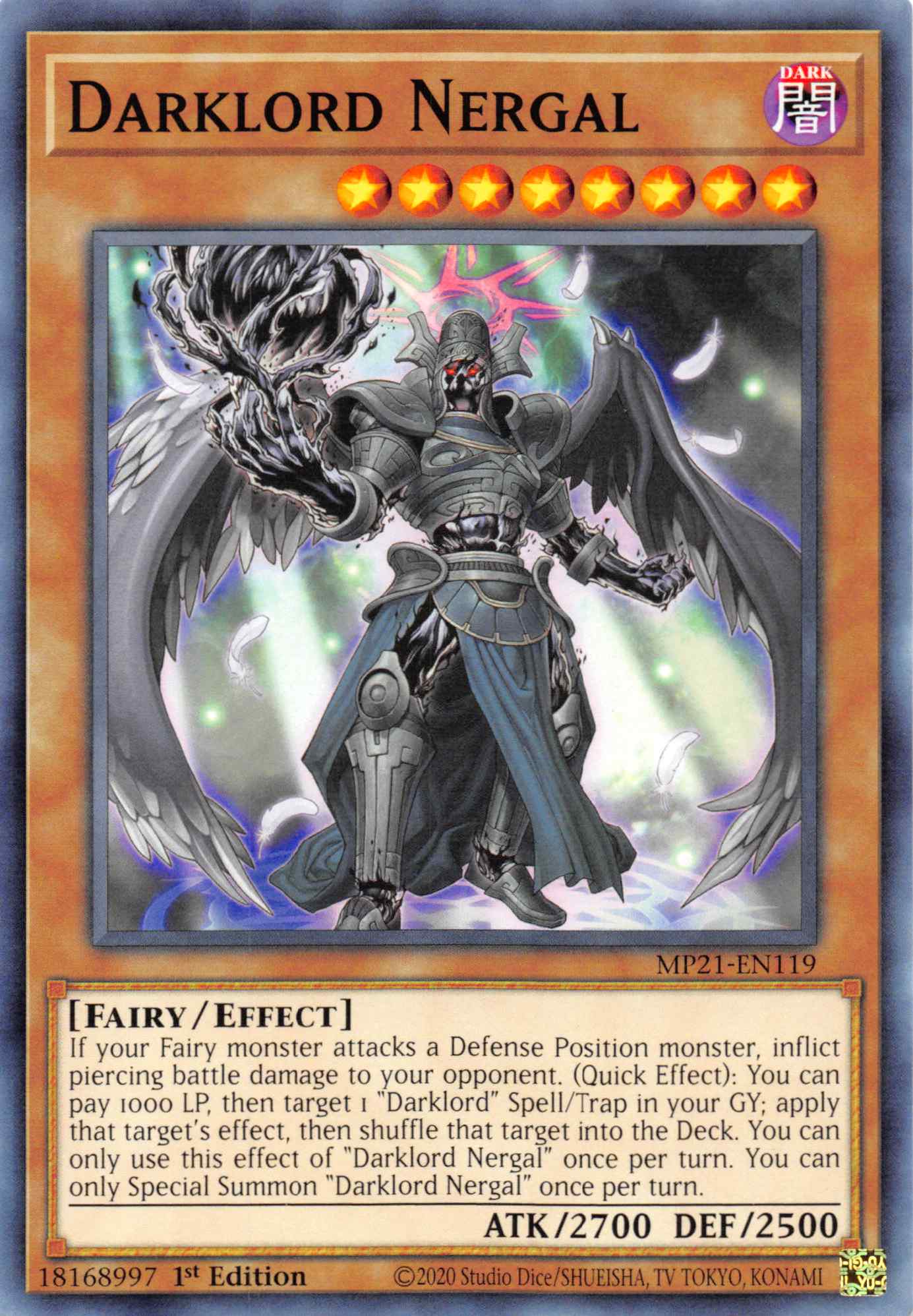 Darklord Nergal [MP21-EN119] Common | Game Master's Emporium (The New GME)