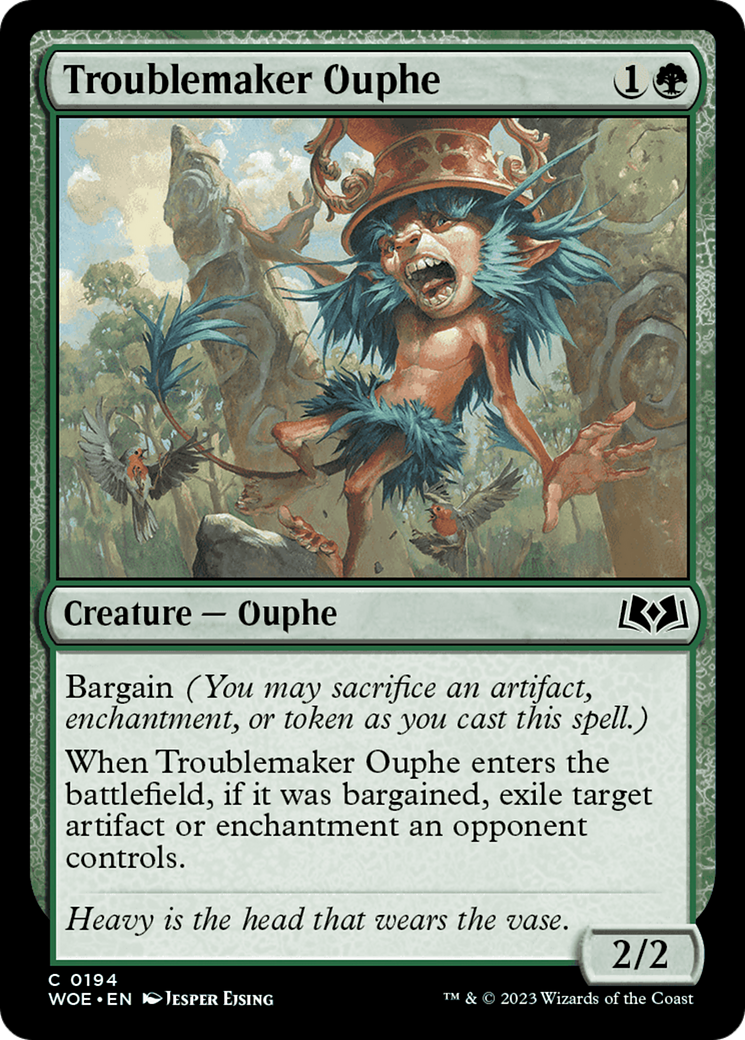 Troublemaker Ouphe [Wilds of Eldraine] | Game Master's Emporium (The New GME)