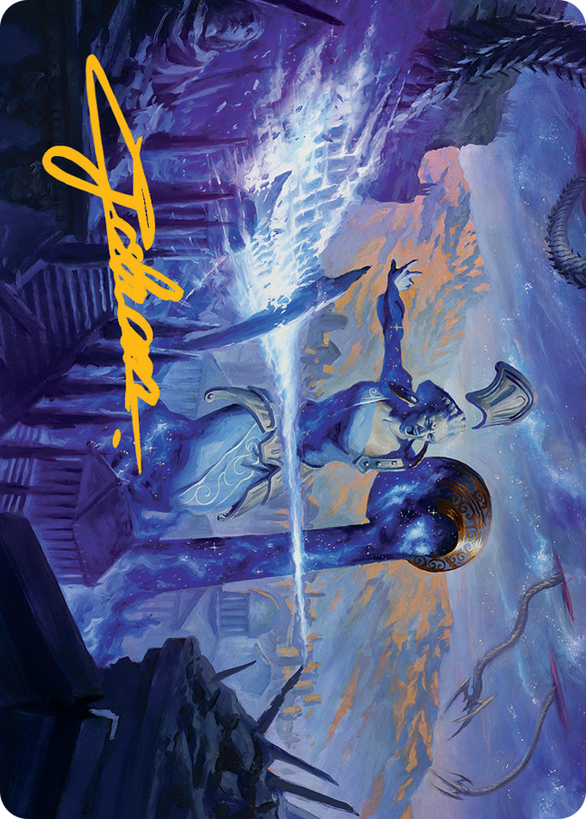 Ephara, Ever-Sheltering Art Card (Gold-Stamped Signature) [March of the Machine Art Series] | Game Master's Emporium (The New GME)
