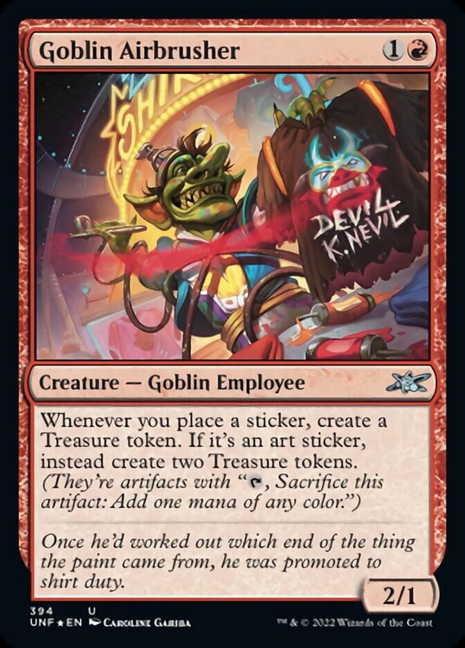 Goblin Airbrusher (Galaxy Foil) [Unfinity] | Game Master's Emporium (The New GME)