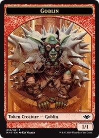 Goblin (010) // Construct (017) Double-Sided Token [Modern Horizons Tokens] | Game Master's Emporium (The New GME)