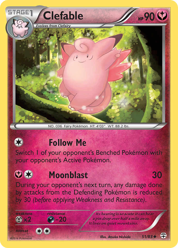 Clefable (51/83) [XY: Generations] | Game Master's Emporium (The New GME)