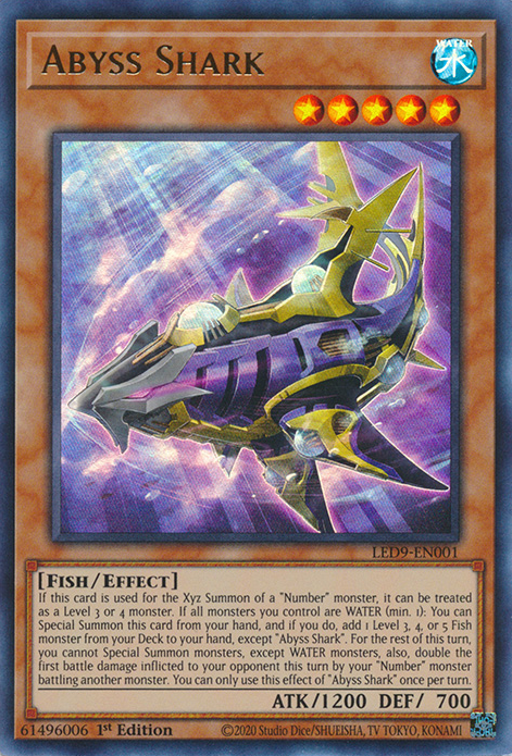 Abyss Shark [LED9-EN001] Ultra Rare | Game Master's Emporium (The New GME)