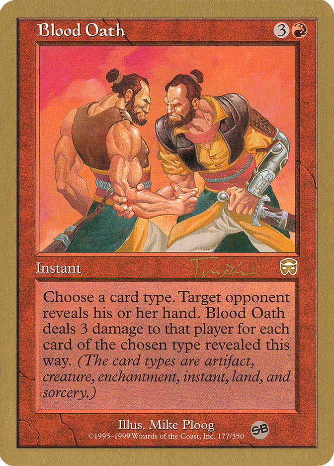 Blood Oath (Jan Tomcani) (SB) [World Championship Decks 2001] | Game Master's Emporium (The New GME)