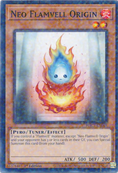 Neo Flamvell Origin (Duel Terminal) [HAC1-EN069] Common | Game Master's Emporium (The New GME)