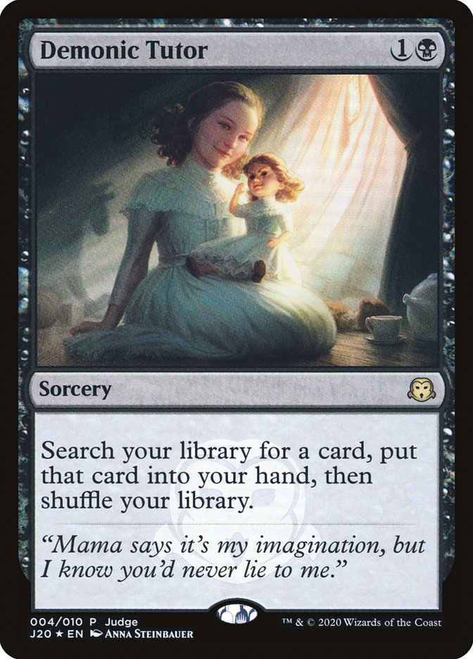 Demonic Tutor [Judge Gift Cards 2020] | Game Master's Emporium (The New GME)