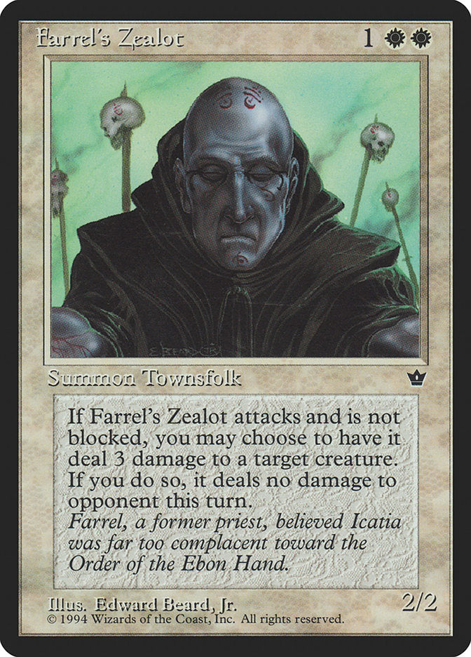 Farrel's Zealot (Edward P. Beard, Jr.) [Fallen Empires] | Game Master's Emporium (The New GME)