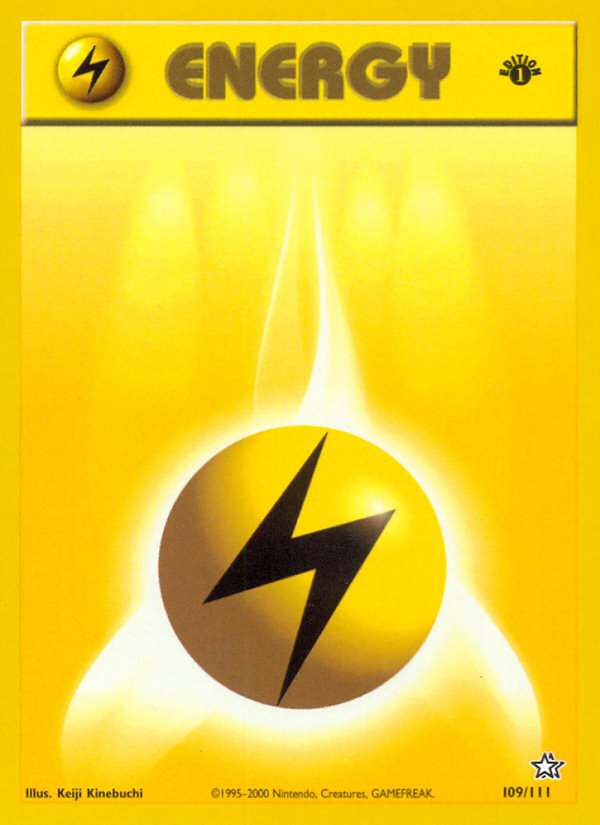 Lightning Energy (109/111) [Neo Genesis 1st Edition] | Game Master's Emporium (The New GME)