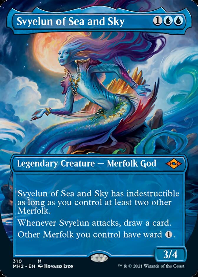 Svyelun of Sea and Sky (Borderless Alternate Art) [Modern Horizons 2] | Game Master's Emporium (The New GME)