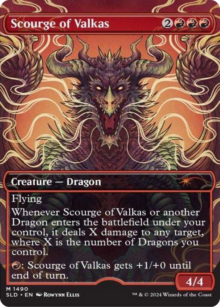 Scourge of Valkas (Rainbow Foil) [Secret Lair Drop Series] | Game Master's Emporium (The New GME)