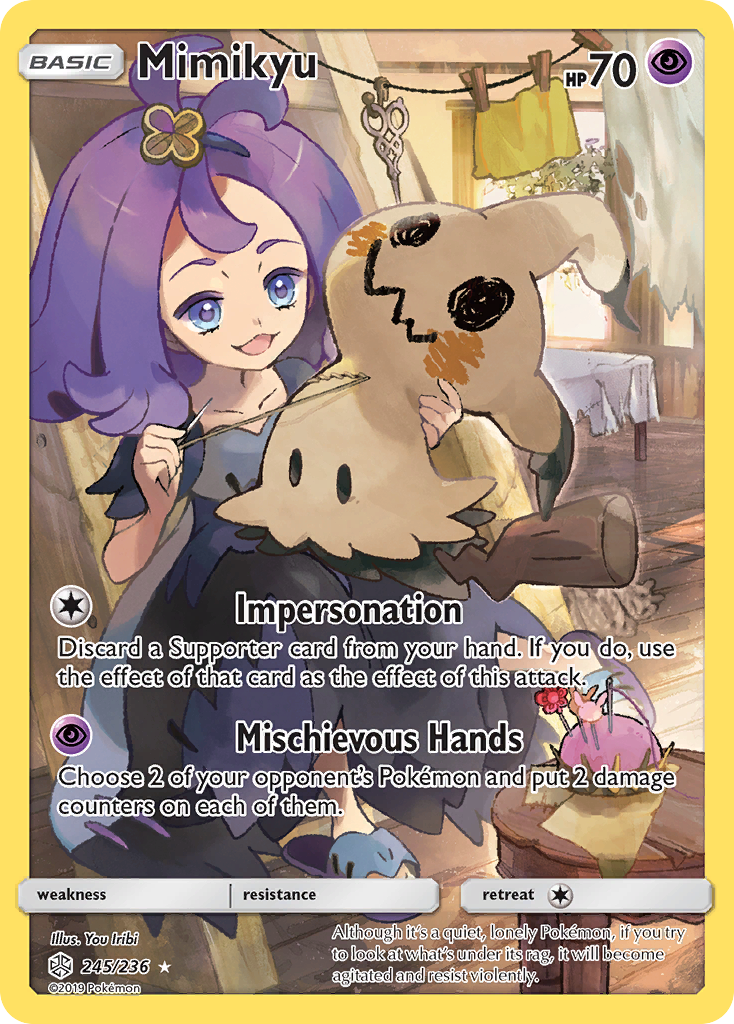 Mimikyu (245/236) [Sun & Moon: Cosmic Eclipse] | Game Master's Emporium (The New GME)