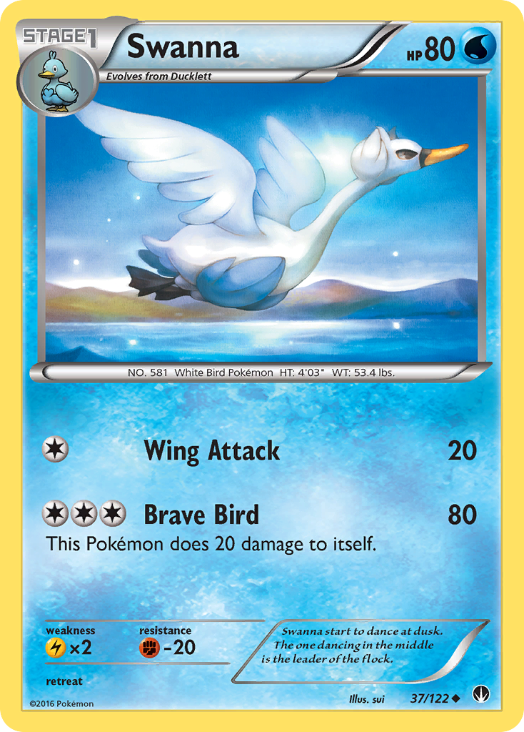 Swanna (37/122) [XY: BREAKpoint] | Game Master's Emporium (The New GME)