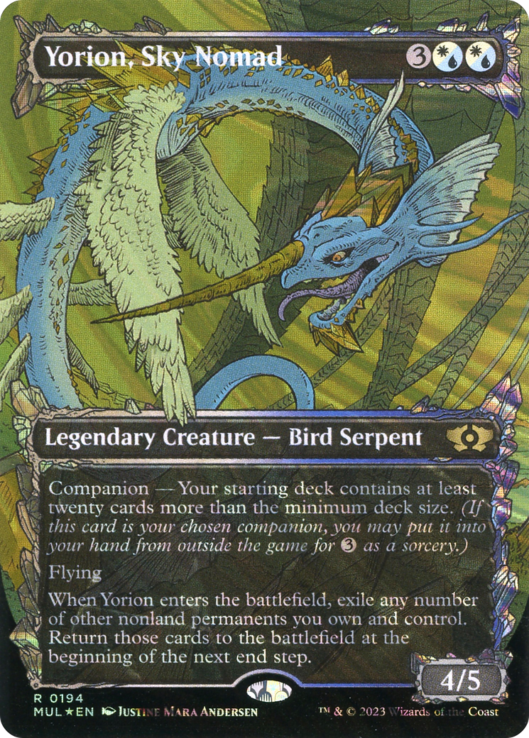 Yorion, Sky Nomad (Halo Foil) [Multiverse Legends] | Game Master's Emporium (The New GME)