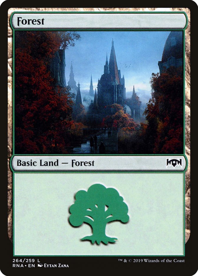 Forest (264) [Ravnica Allegiance] | Game Master's Emporium (The New GME)