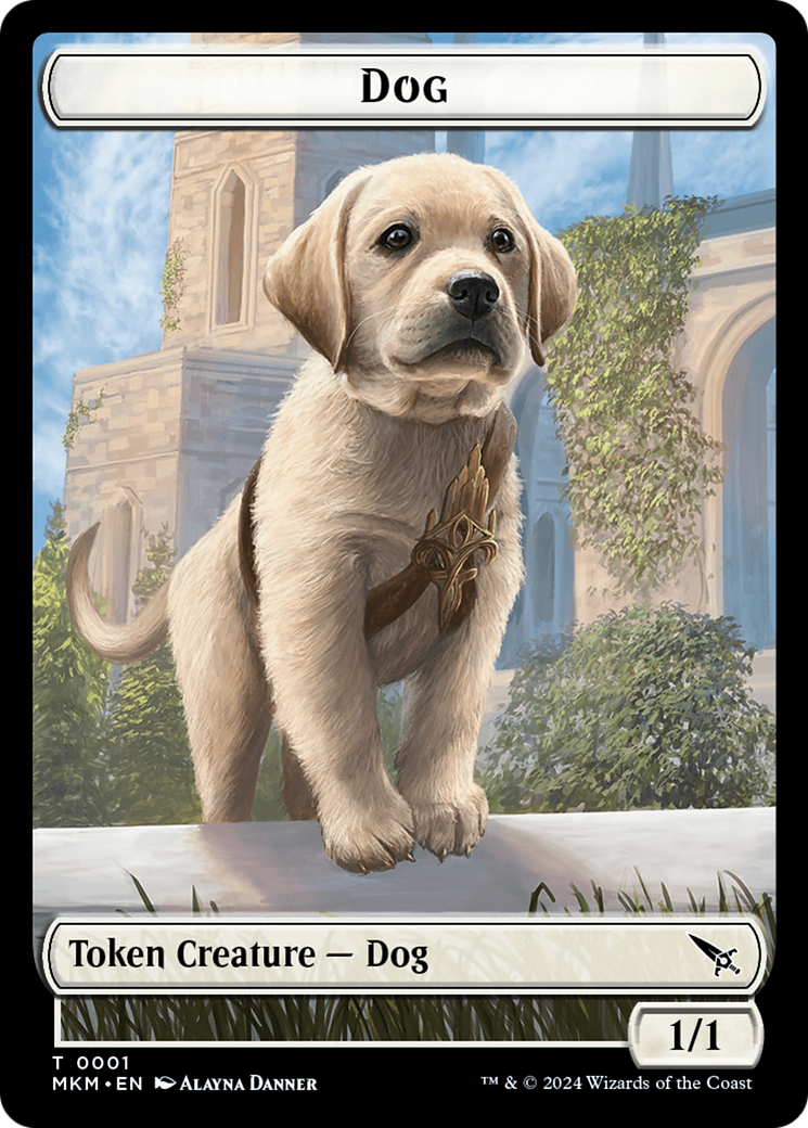 Thopter (0020) // Dog Double-Sided Token [Murders at Karlov Manor Tokens] | Game Master's Emporium (The New GME)