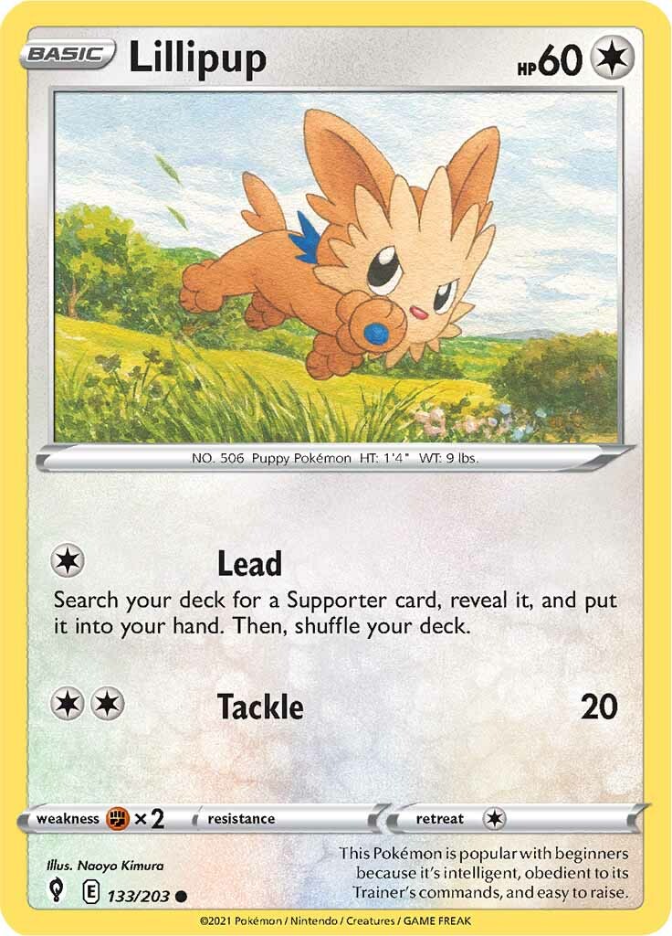 Lillipup (133/203) [Sword & Shield: Evolving Skies] | Game Master's Emporium (The New GME)