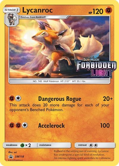 Lycanroc (SM118) (Prerelease Promo) [Sun & Moon: Black Star Promos] | Game Master's Emporium (The New GME)