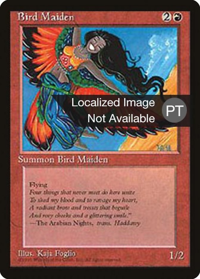 Bird Maiden [Fourth Edition (Foreign Black Border)] | Game Master's Emporium (The New GME)