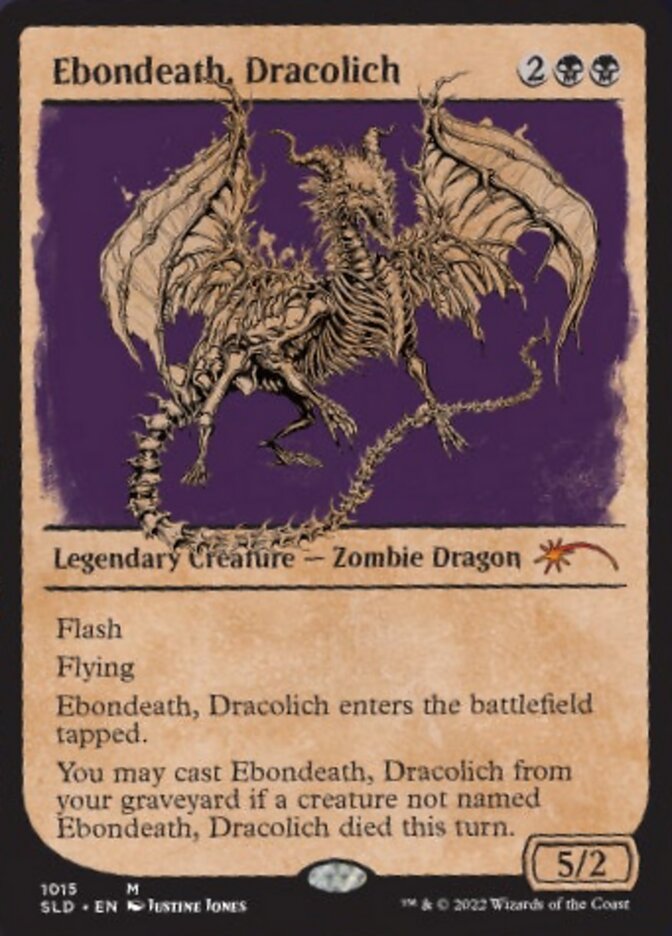 Ebondeath, Dracolich (Showcase) [Secret Lair Drop Series] | Game Master's Emporium (The New GME)