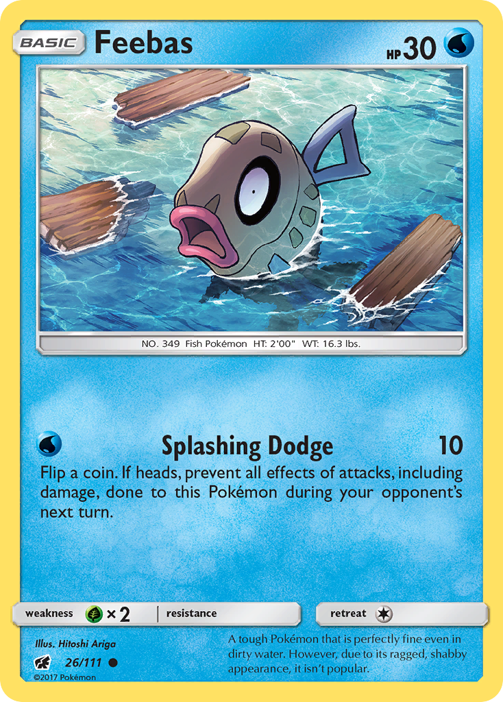 Feebas (26/111) [Sun & Moon: Crimson Invasion] | Game Master's Emporium (The New GME)